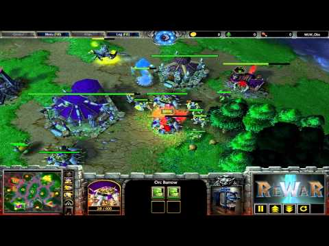BMM (ORC) vs AtOmOnce (HU) - Game 2 - WarCraft 3 gameplay - RN77