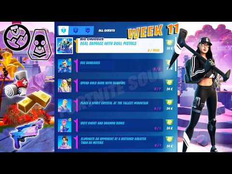 Fortnite All *LEAKED* Week 11 Legendary & Epic Quests(Challenges) Guide - Chapter 2 Season 6
