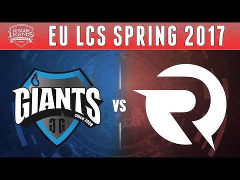 Giants vs Origen - League Of Legends EU LCS 2017 Spring Game 3