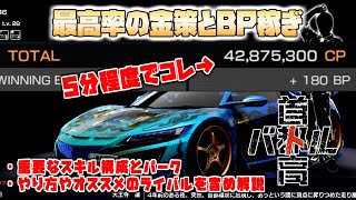 【首都高バトル】お金に困ってる走り屋に必見！！効率のいい金策とBP稼ぎの方法をご紹介します