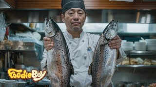 Interesting! Best Salmon Cutting Skills Collection | How to Fillet a Whole Salmon