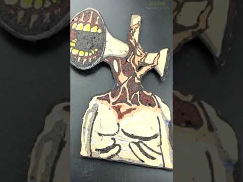 Siren Head Pancake Art #Shorts