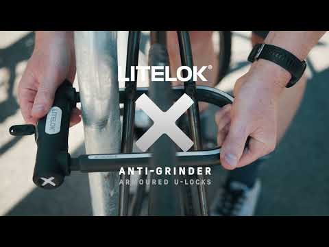 LITELOK X1 - The World's most affordable, full-sized angle grinder resistant bike lock
