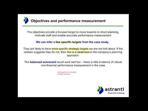 CIMA Operational Case Study - King Crystal Strategic Analysis of the Pre-seen - February 2018