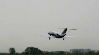 preview picture of video 'Cessna 525B Citation Jet CJ3 take off - Lubin Airport (EPLU)'