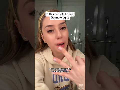 Hair Growth Secrets from a Dermatologist #shorts