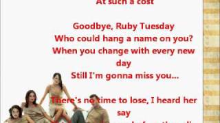 KARAOKE Ruby Tuesday by The Corrs w. Lyrics