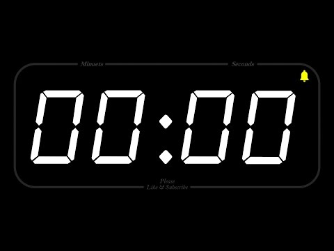 0 MINUTE - TIMER & ALARM - 1080p - COUNTDOWN