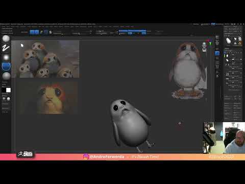 Sculpting with Andre Ferwerda - ZBrush 2023.1