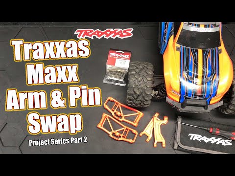 Suspension Arm & Pin Swap - Traxxas Maxx Accessory Option Parts Project Part 2 | RC Driver