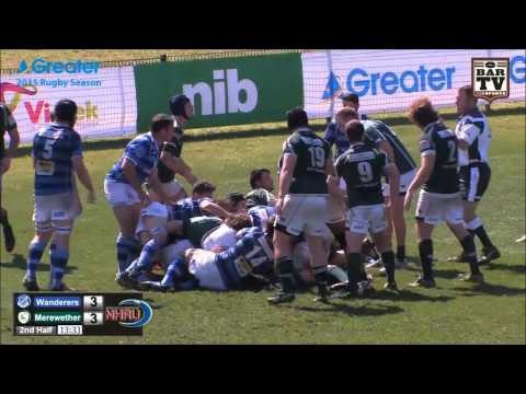 2015 NHRU Major Semi Final Premier 3 Highlights - Wanderers v Merewether Carlton