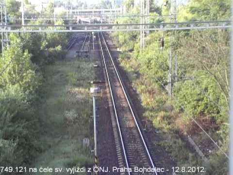749.121 na čele sv.,9057,9058 a 749.006 na sv.pk.,9055 - sestřih - 12.8.2012.