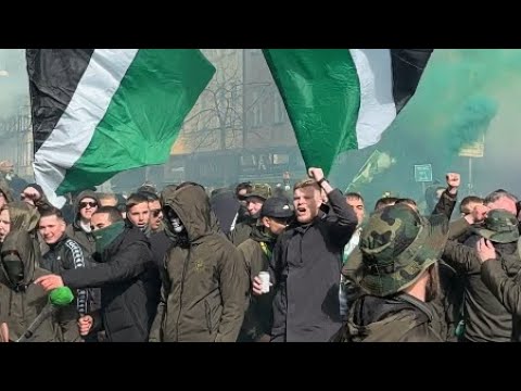 Hammarby Premiärmarschen 2025 I våra hjärtan vi känna