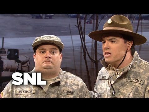 The Stuttering Drill Sergeant - SNL