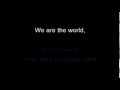 We Are The World - Karaoke 