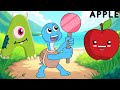 A For Apple Phonics Song A For Apple B For Ball Phonics Song 2 With TWO Words In 3D A For Air