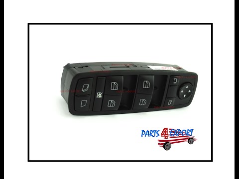 NEW Mercedes 25183001909051 GL ML R Master Window Switch Driver Left W164 W251-Genuine