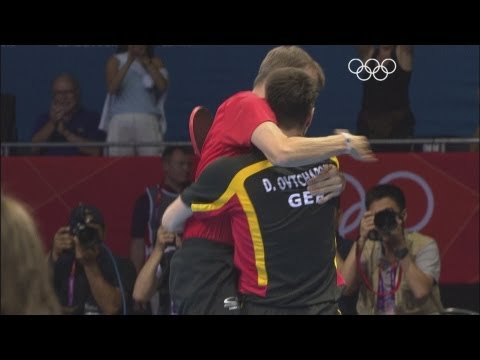 Dimitrij Ovtcharov Wins Table Tennis Bronze v Chuang - London 2012 Olympics