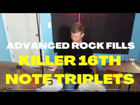 Advanced Rock Fills - Killer 16th Note Triplets