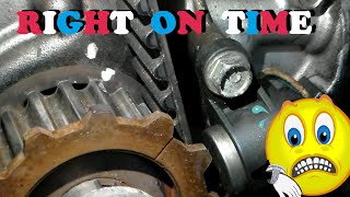 Honda D16 SOHC Timing Belt, Water Pump, Tensioner Replacement