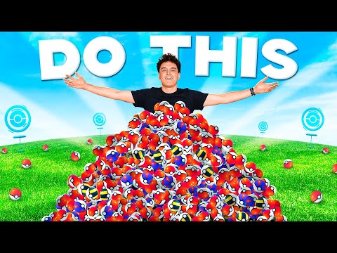 How to Collect Pokeballs FAST (Pokémon GO)