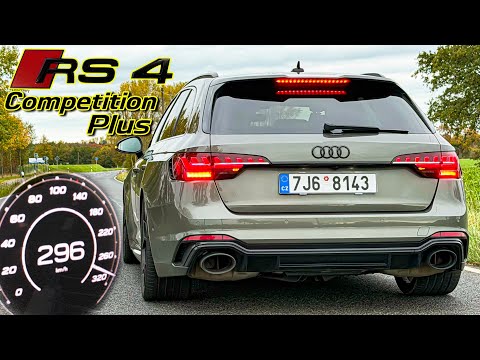 AUDI RS4 COMPETITION PLUS // 0-100 100-200 TOP SPEED & SOUND