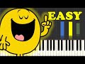How To Play Mr Men Theme Song Piano Tutorial EASY