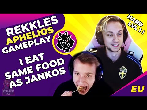 G2 Rekkles Talks - I Eat Same Food As Jankos Eat | Its Going To Be Hard Lane LVL 1 | Aphelios ADC