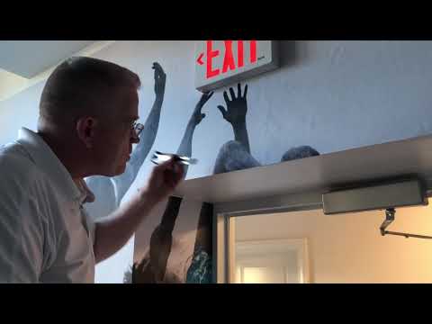 How To Trim Wallpaper In A Doorway | Trim Wallpaper Around Doors