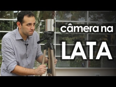 CÂMERA fotográfica PINHOLE DE LATA (EXPERIÊNCIA de FÍSICA) - How to make pinhole camera