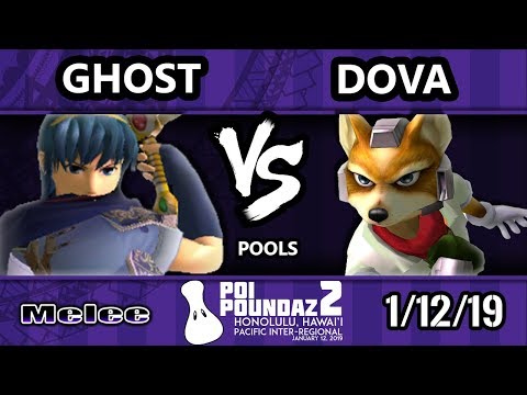 Poi Poundaz 2 - Ghost (Marth) Vs. DOVA (Fox) SSBM Singles Pools