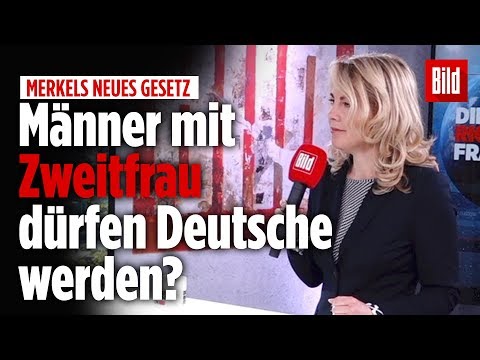 Merkels neues Gesetz - Männer mit Zweitfrau dürfen Deutsche werden? | Die Richtigen Fragen