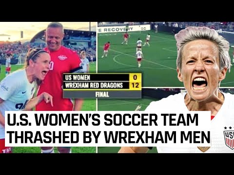 US Women's National Team Gets DESTROYED 12-0 By Retired Men | Wrexham EMBARRASSES Them!