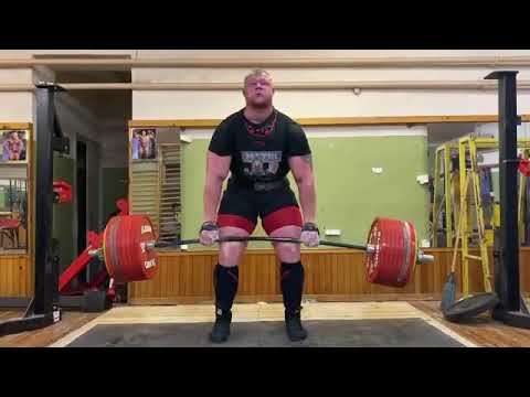 Strongman Pavlo Nakonechnyy Deadlifts Mind Melting 475kg