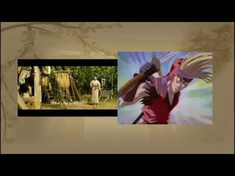 Kenshin's fight with Cho the sword hunter