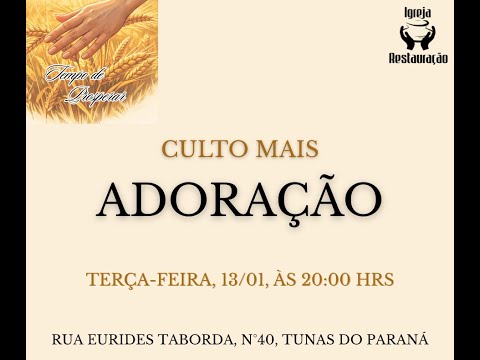 Culto Mais Adoração