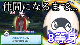 8等身ハロウィスと仲間になるまで終われません！なんだか長期戦の予感...   妖怪ウォッチぷにぷに#153