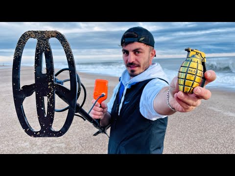 DENİZ KENARINDA DEDEKTÖR ile ALTIN ARAMAK!!