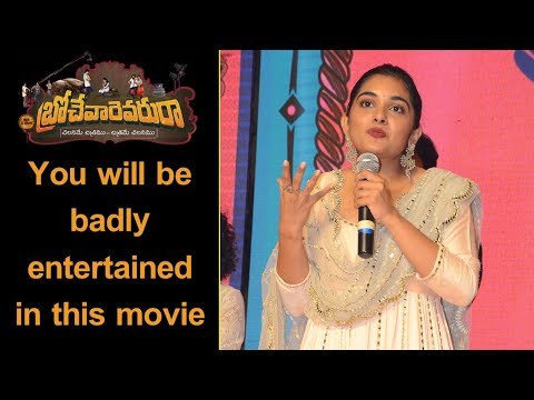 Niveda Thomas At Brochevarevarura Pre Release Event