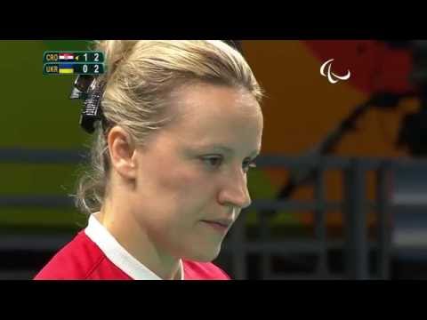 Table Tennis | Croatia v Ukraine | Women's Singles- Class 6 Semifinal 1| Rio 2016 Paralympic Games