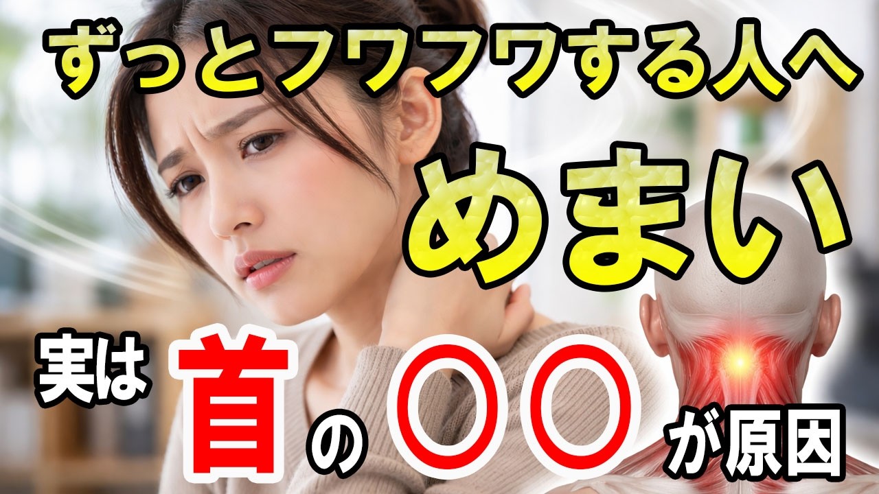 そのフワフワめまい、実は“首”が原因かも！【PPPD】｜大和市の整体 中央林間カイロプラクティック