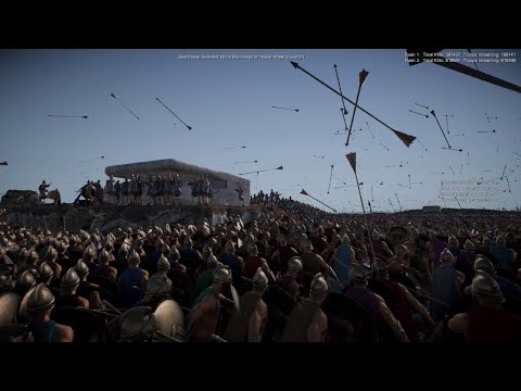 1 Million Roman Archers VS 1 Million Spartans Ultimate Epic Battle Simulator 2 Uebs 2