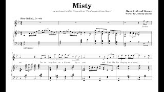 Misty - Ella Fitzgerald (Transcription) Full