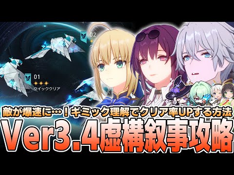 【崩壊スターレイル】Ver3.4虚構叙事更新！攻略方法を解説【高難易度】