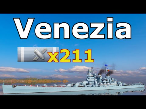 World of WarShips Venezia - 5 Kills 250K Damage