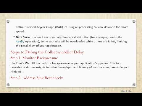 Resolving Collector.collect Delay in Apache Flink