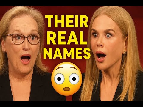 Meryl Streep & Nicole Kidman’s REAL Birth Names Revealed | Graham Norton Show