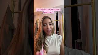 Testing the NEW LoveShackFancy LAWLESS lipglosses #new #makeup #lipgloss #sephora @Sephora