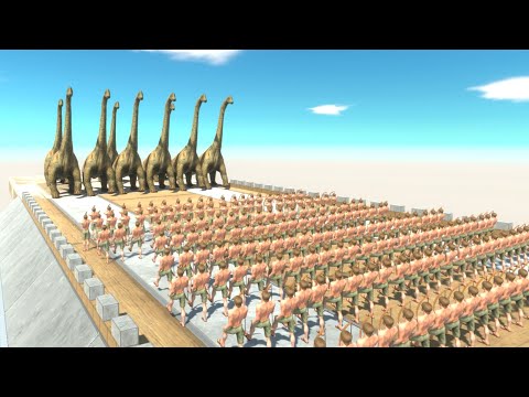 ARMY OF ARCHERS Defends The Bridge ► Animal Revolt Battle Simulator