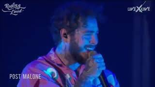 Sunflower , Spoil my night /  Post Malone with Swae Lee(Live at Rolling Loud LA , 2018) #Spiderman